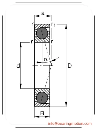 Bearing HCB71912-E-T-P4S-UL Bearing HCB71912-E-T-P4S-UL